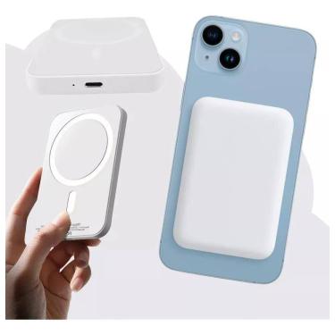 Imagem de 2X Carregador Power Bank Magnético Magsafe Indução 10000Mah