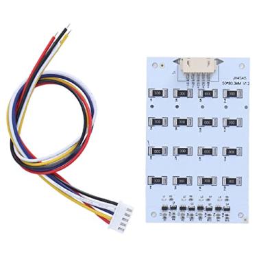 Imagem de BORDSTRACT 4S Balanceador de bateria passiva 3,65V 500mA Equalizador de íon de lítio Lifepo4 Módulo de carregamento de equilíbrio 10cm / 3,9 pol. x 7 cm / 2,8 pol. x 3 cm / 1,2