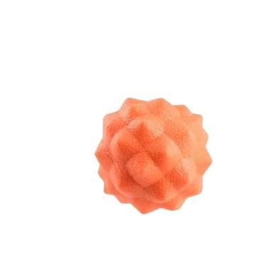 Imagem de Bolas de 6,5 cm Bola de massagem pontiaguda durável ponto de gatilho esporte fitness mão pé alívio da dor bola plantar 、 bola de massagem (laranja, 1 peça)