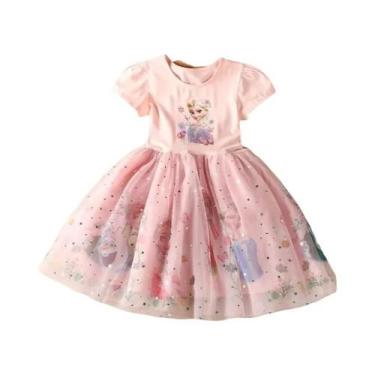 Imagem de Vestido De Princesa Elsa E Anna Para Meninas, Verão, Viagem, Disneylan