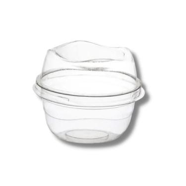 Imagem de Pote Mousse com Tampa Alta 70ml Cristal G675 Galvanotek com 10 unidade
