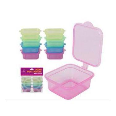 Imagem de Mini Potes Porta Condimentos Kit com 8 Peças - MP-09 - ds