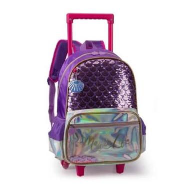 Imagem de Mochila com Rodinhas Magic Life Roxa - Nova Rio