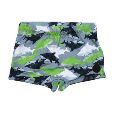 Imagem de Sunga Boxer Infantil Estampa Tubarões 46841 - Boca Grande-Masculino