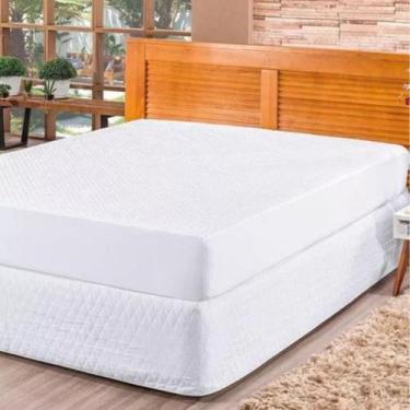 Imagem de Capa Protetor de Colchão Queen PVC Impermeável Camesa 160x200x35cm, BR