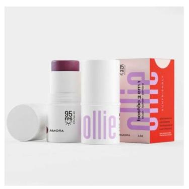 Imagem de Bastão 3 em 1 Blush Batom e Sombra Ollie FPS95 Amora 4,5g