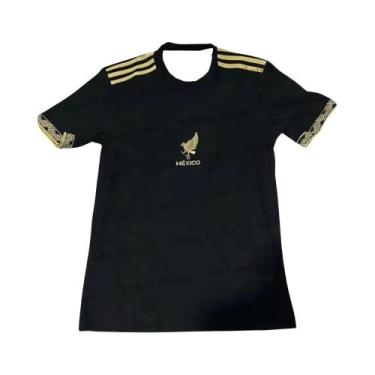 Imagem de Camisa De Treino De Futebol México 2025 Masculina E Feminina - Copa Ou