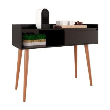 Imagem de Aparador Balcão Retrô Clássico Preto - Moveisaqui