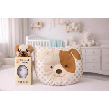 Imagem de Naninha Mais Travesseiro Anatômico De Bichinhos - Aconchego Baby Enxov