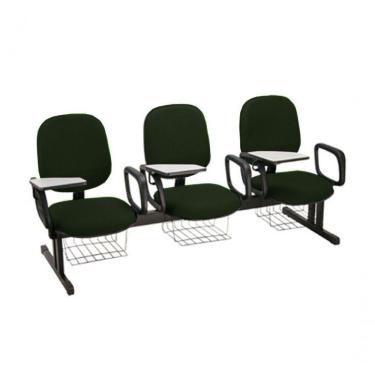 Imagem de Cadeira Em Longarina Para Escolas Linha Uno Verde