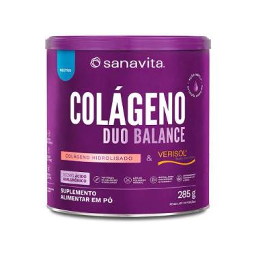 Imagem de Colageno Duo Balance Com Ácido Hialurônico Pote 285g Neutro Sanavita