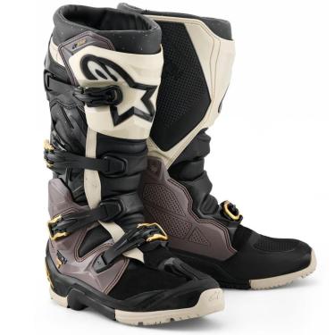 Imagem de Bota Alpinestars Tech 7 Enduro Preta Cinza Dourada Impermeável-Unissex