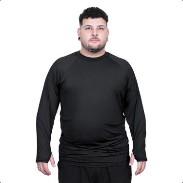 Imagem de Segunda Pele Térmica Masculina Plus Size Proteção Solar Uv-Masculino
