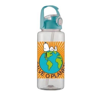 Imagem de Garrafa com Canudo Grande 2 Litros Com Tampa Higiênica Squeeze Garrafi