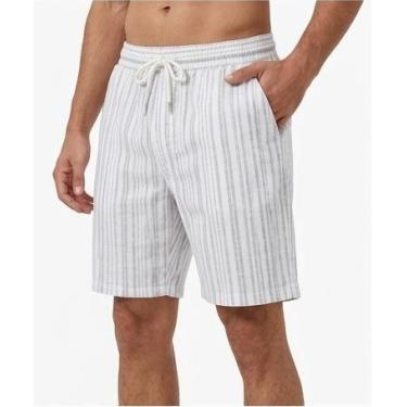 Imagem de Bermuda Shorts Masculino Sarja Estilo Mauricinho Com Elástico e Cordão