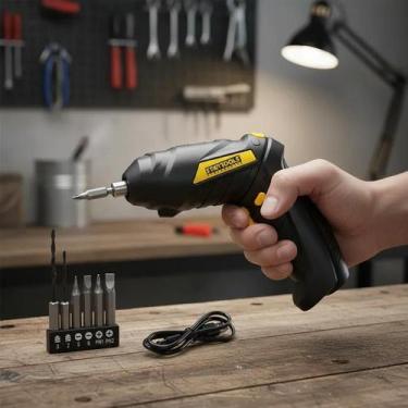 Imagem de Parafusadeira Elétrica Portátil 3.6V Recarregável Bits Broca - STARTOO