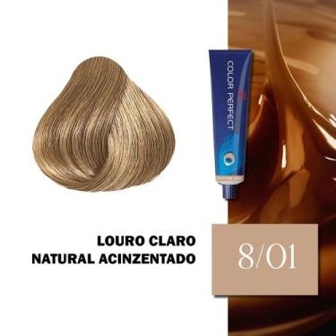 Imagem de Wella Coloração Em Creme Color Perfect 8/01 60g - Wella Professionals