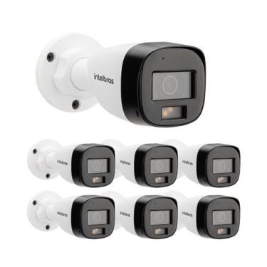 Imagem de Kit 7 Câmeras Multi HD 2 Megapixels 20m VHD 3220 B FULL COLOR + Intelb