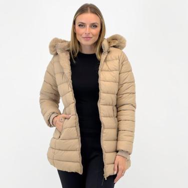 Imagem de Jaqueta Blue Rose Nylon com Capuz Alongada Feminina-Feminino