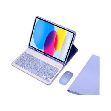 Imagem de Capa Com Teclado Bluetooth Para iPad 10ª Geração 2022 De 10,9 Polegada