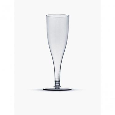 Imagem de Taça Descartável Pit 140 para Bebidas em Plástico com Base Cristal para Festas Transpar...