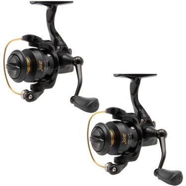 Imagem de Kit 2 Molinete de Pesca Joker Spin 800 Drag 4KG Ultralight com Carretel em Alumínio Pre...