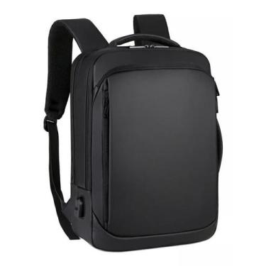 Imagem de Mochila Notebook Executiva Urbana Impermeável Preta - Lusit