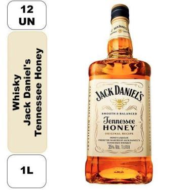 Imagem de Whisky Tennessee Honey 1L 12 Unidades Jack Daniels