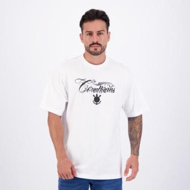 Imagem de Camiseta Corinthians São Jorge Oversized Branca - Surf Center, G