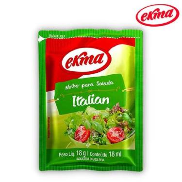 Imagem de Molho para Salada Italian Sachê 18g Ekma - cx 42 Sachês