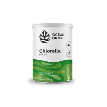 Imagem de Ocean Drop Chlorella em Pó, Suplemento Natural Detox, 150g, Vegano, Sem Glúten