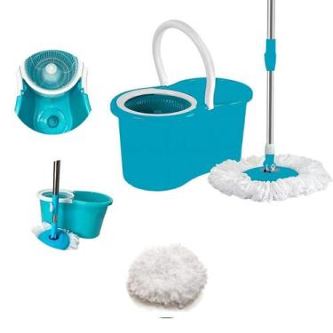 Imagem de Mop Giratório 360 Snh40 Snel Home, Azul, 28x22x20