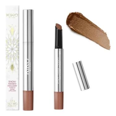 Imagem de Lip Gloss Kiko Snow-kissed Twist N Shine Cor 04 Warm Kissmas
