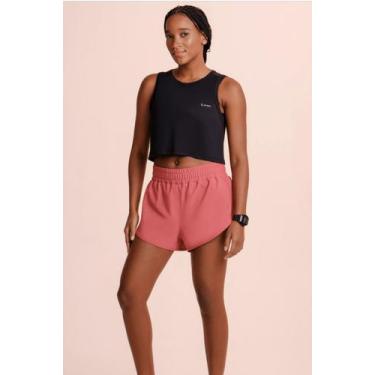 Imagem de Cropped LSport AirDry Feminina ORIGINAL, Preto, M 