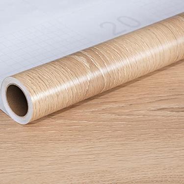 Imagem de WSWJDW Papel de parede de madeira à prova d'água adesivos de parede de papel autoadesivo para portas de gabinete Adesivo decorativo de móveis modernos de mesa, 3,60 cm x 2 m (engrossar)