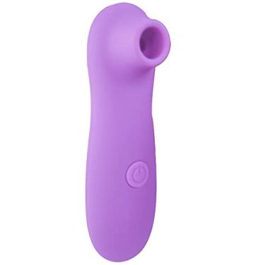Imagem de Sugador Estimulador Clitoris Portatil 10 Velocidades Mamilo Ponto G Orgasmo Pulsasao Toque aveludado