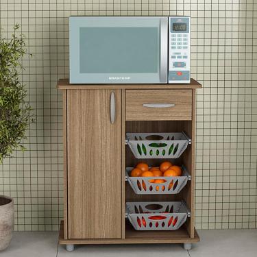 Imagem de Fruteira Politorno Facility com 1 Gaveta, 1 Porta e 3 Cestas