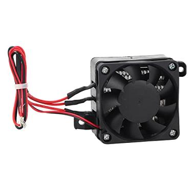 Imagem de elemento de aquecedor de termistor com ventilador,Aquecedor de ar para ventilador de carro Ptc de economia de energia 100W 12V, para umidificador de aquecedor aparelhos de ar condicionado