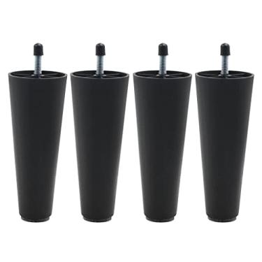 Imagem de 4 Peças M8 Thread 150mm forma forma forma de Plástico Sofá Afunilado Móveis
