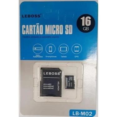 Imagem de Cartão Memória Micro Sd 16G Para Câmera Celular - Leboss