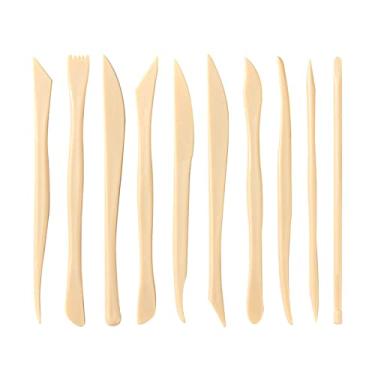 Imagem de Kiboule 10 peças de ferramentas de escultura em argila Conjunto de ferramentas de cerâmica para cerâmica