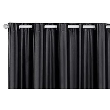 Imagem de Cortina Blackout Pvc Corta 100% Luz 1,40 x 1,80 | 1 Folha (Preta)