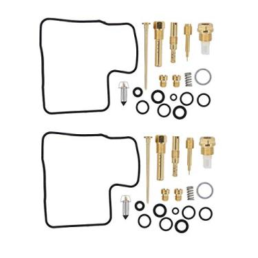 Imagem de Motoku Pacote de 2 kits de reparo de carburador para Shadow ACE 1100 Shadow Aero Sabre Spirit VT1100C VT1100C2 VT1100C3