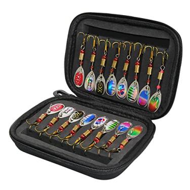 Imagem de Tingpai 16 pcs Colheres De Pesca Iscas De Metal Set pa Truta Ba o Fundição Spinner Isca De Pesca com Caso Saco De zenamento
