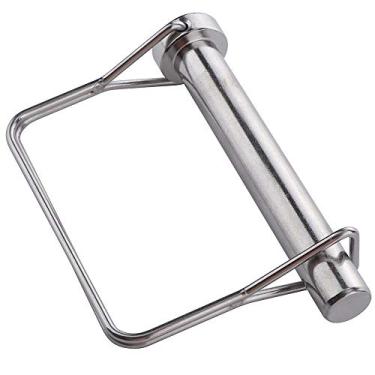 Imagem de Pino de acoplador de segurança grande 12,6 mm x 90 mm, pino de travamento de eixo de aço inoxidável 316 de grau marítimo completo