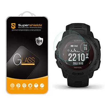 Imagem de (2 unidades) Supershieldz projetado para Garmin Instinct 2S / Instinct 2S Solar Protetor de tela de vidro temperado antiarranhões, sem bolhas