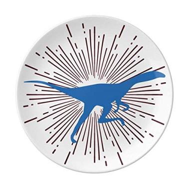 Imagem de Prato de jantar decorativo em porcelana com formato de corpo