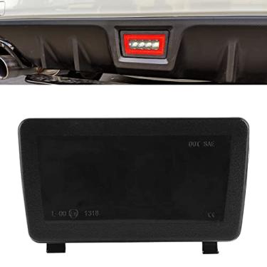 Imagem de Csslyzl 3 em 1 LED para-choque traseiro farol de neblina farol de freio traseiro kit de luz de ré para Subaru Impreza WRX/STI/XV Crosstrek (lente foke)