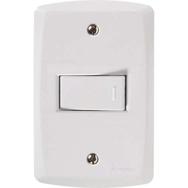 Imagem de CONJUNTO 4X2 LUX2 1 INTERRUPTOR SIMPLES HORIZONTAL 10A 250V~ TRAMONTINA