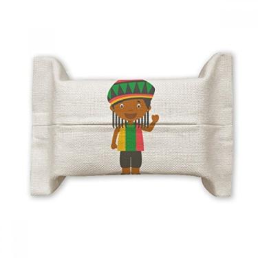 Imagem de Bolsa de linho de algodão com desenho de Jamaica preta selvagem